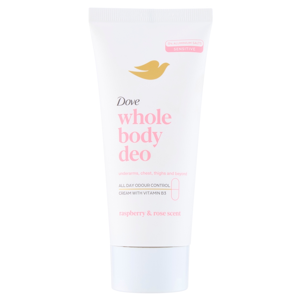 Dove whole body deo Sensitive raspberry & rose scent 75 ml